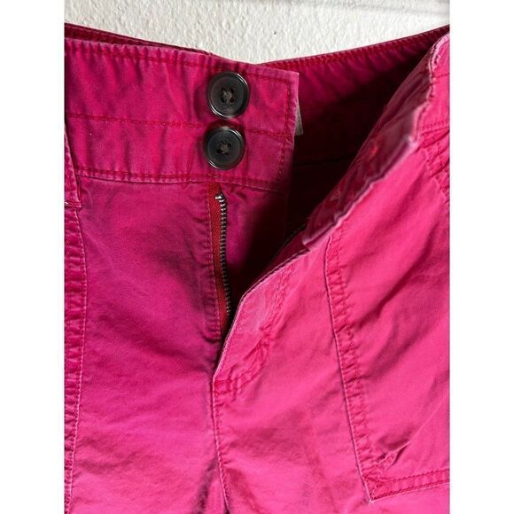 G. H. Bass 2-Button Longer Length Cotton Shorts. Pink. Size 4 - Picture 3 of 10